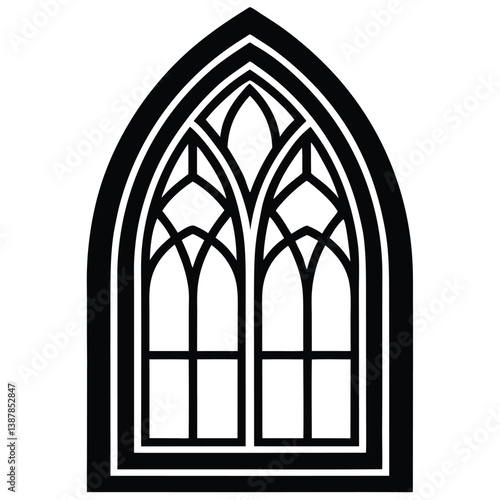 window in the church