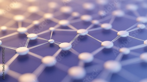 Futuristic dark mesh structure with abstract hexagons. Great for technology, science, and modern design.