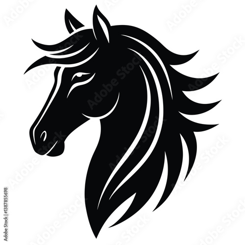  Horse Head Silhouette