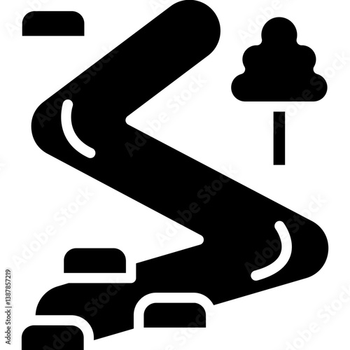 Pathway Icon Vector Element