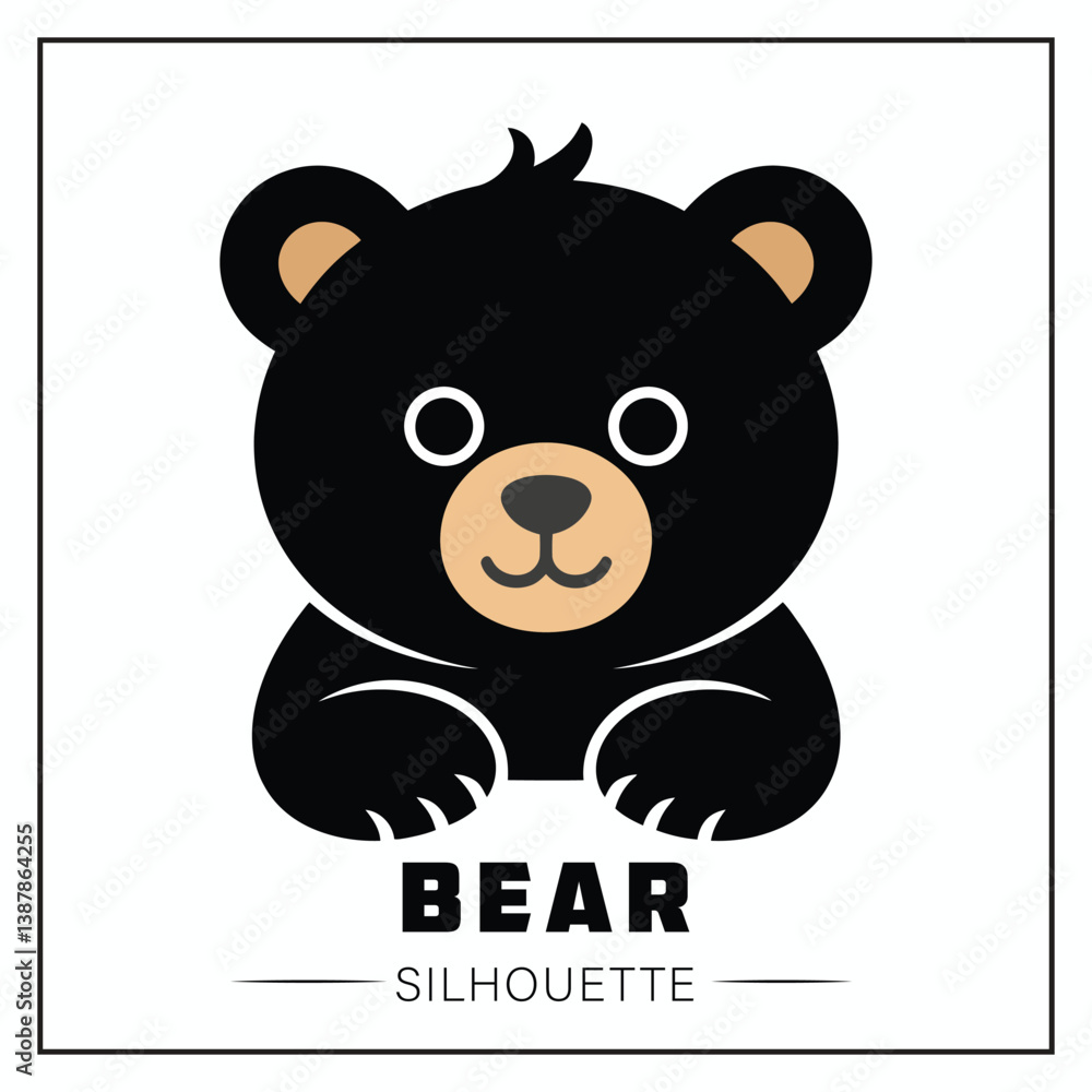Bear Head Silhouette Vector Bear Head Silhouette Vector
