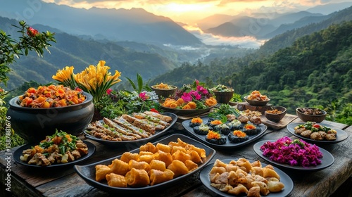 Mountaintop Feast at Sunrise
