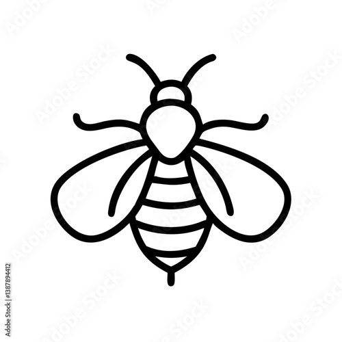 Bee Animal outline Icons