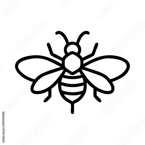 Bee Animal outline Icons