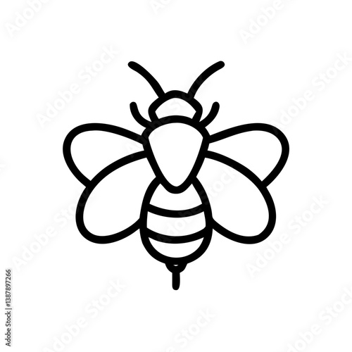 Bee Animal outline Icons