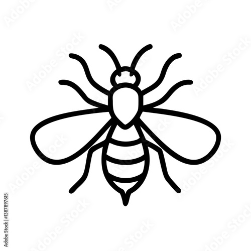 Bee Animal outline Icons