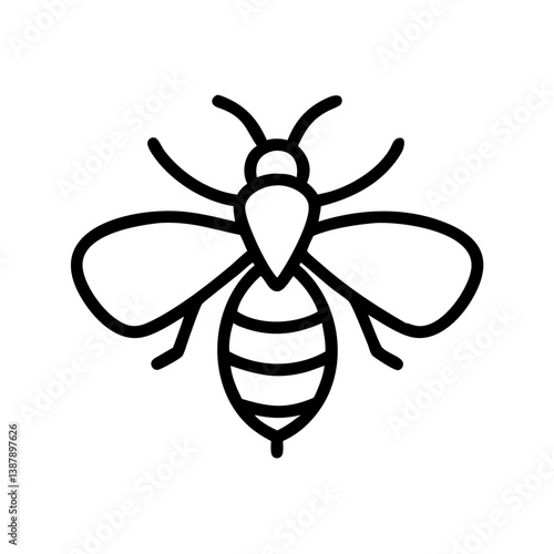 Bee Animal outline Icons