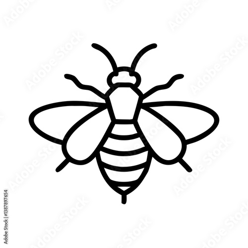 Bee Animal outline Icons