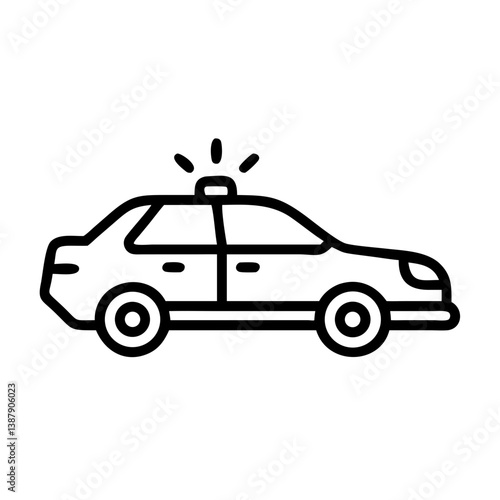 police car
