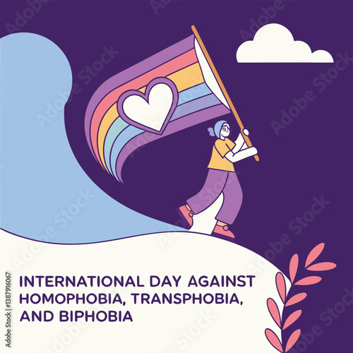  Create a international day against homophobia illustration art