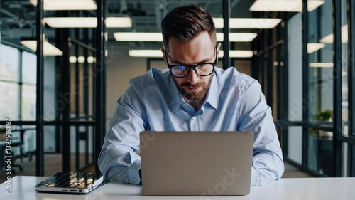 The Man Using Laptop
