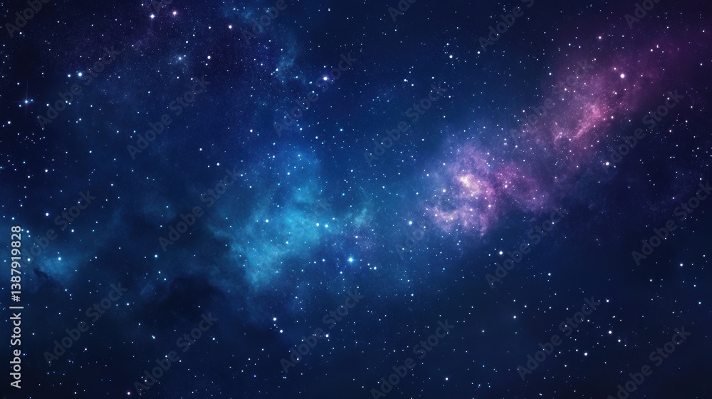 Beautiful milky way galaxy background with nebula cosmos. Stardust in deep space and bright shining stars in universe. Vector illustration. Beautiful milky way galaxy background with nebula cosmos. Stardust in deep space and bright shining stars in universe. Vector illustration.