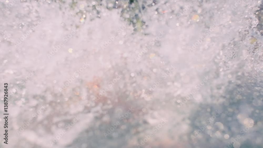 Boy joyfully runs on water and jumps into lake. Water splashes, slow motion. Boy joyfully runs on water and jumps into lake. Water splashes, slow motion.