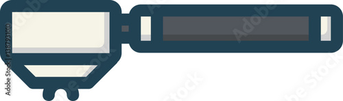 Coffee Filter Filled Line Icon