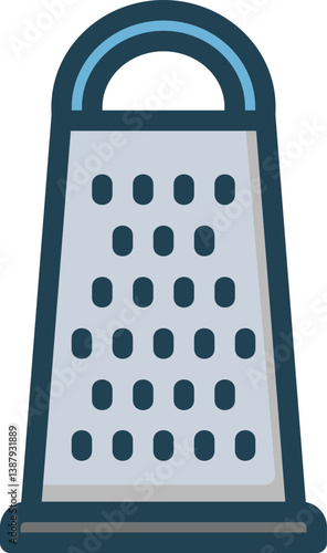 Grater Filled Line Icon