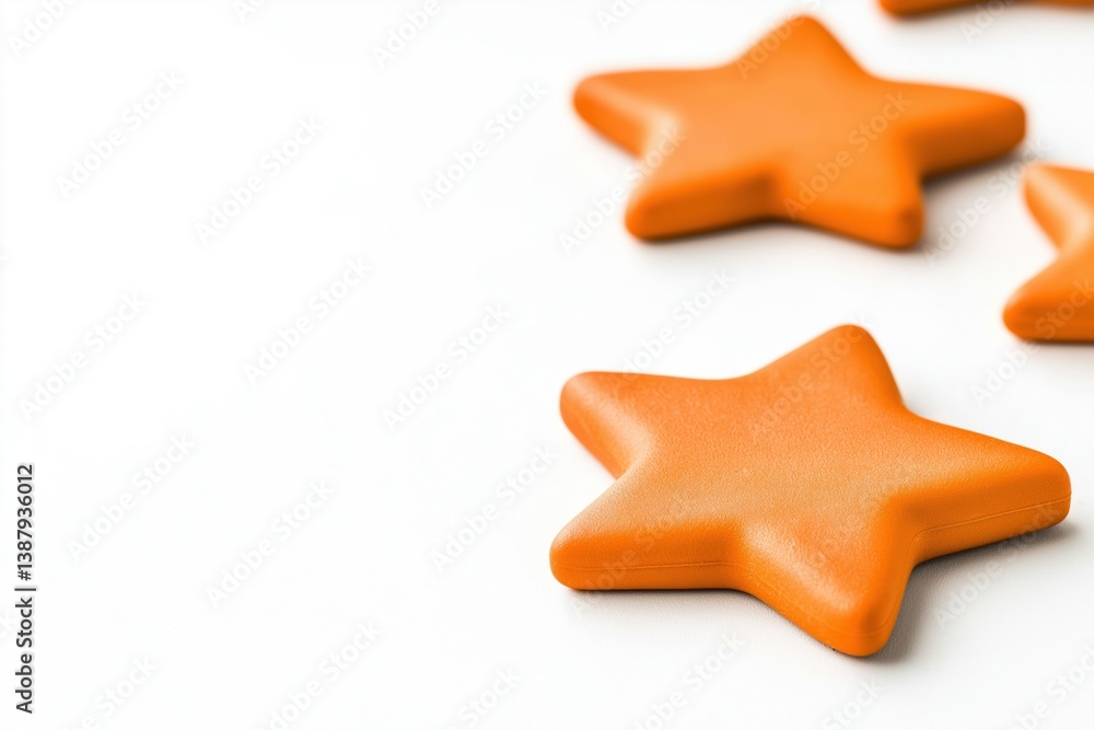 Obraz premium Online Feedback with Speech Bubbles and Star Rating Icons Representing Customer Opinions