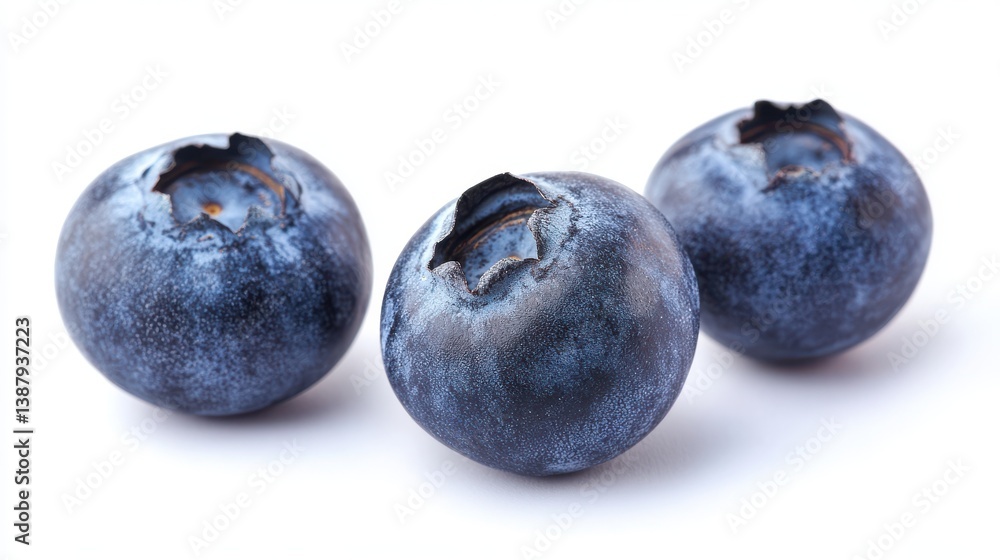 blueberries isolated on a white background. blueberries isolated on a white background.