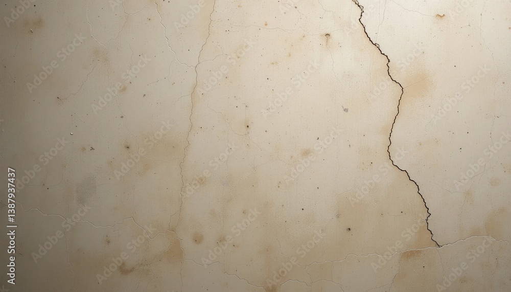 Obraz premium Cracked wall surface repair action urban location visual content type indoor environment close-up viewpoint structural integrity concept