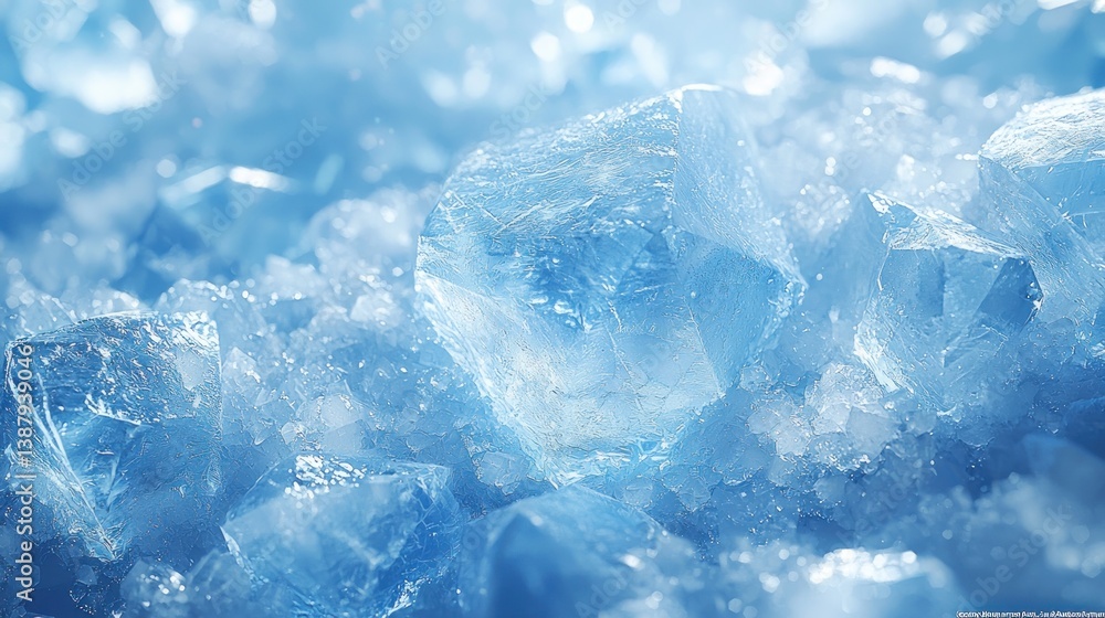 Close-up of ice cubes Close-up of ice cubes