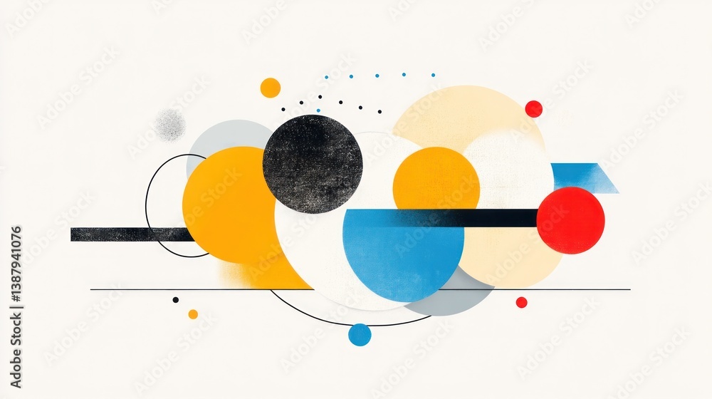 Abstract geometric shapes composition (8) Abstract geometric shapes composition (8)