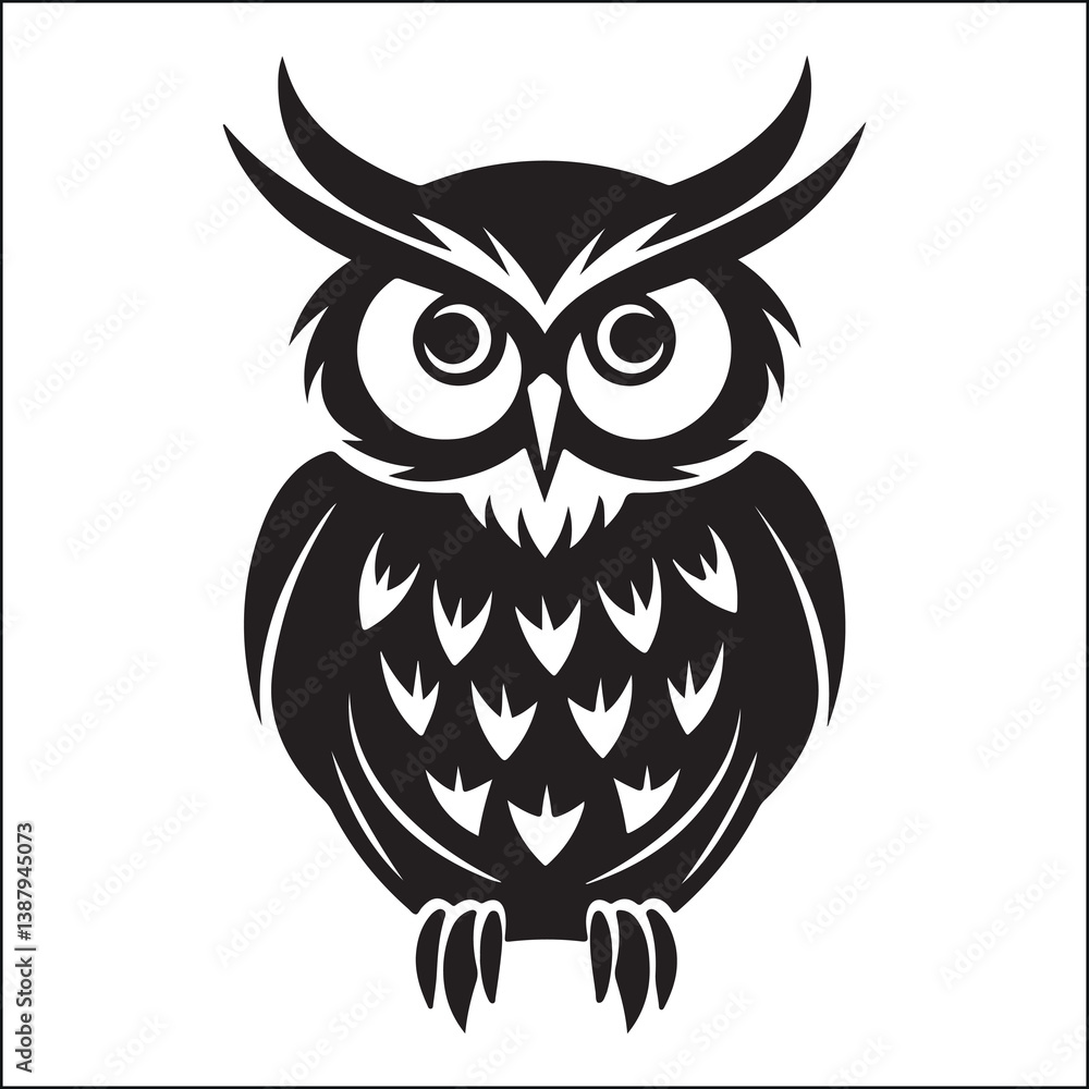 Fototapeta premium owl, night bird, nocturnal bird 