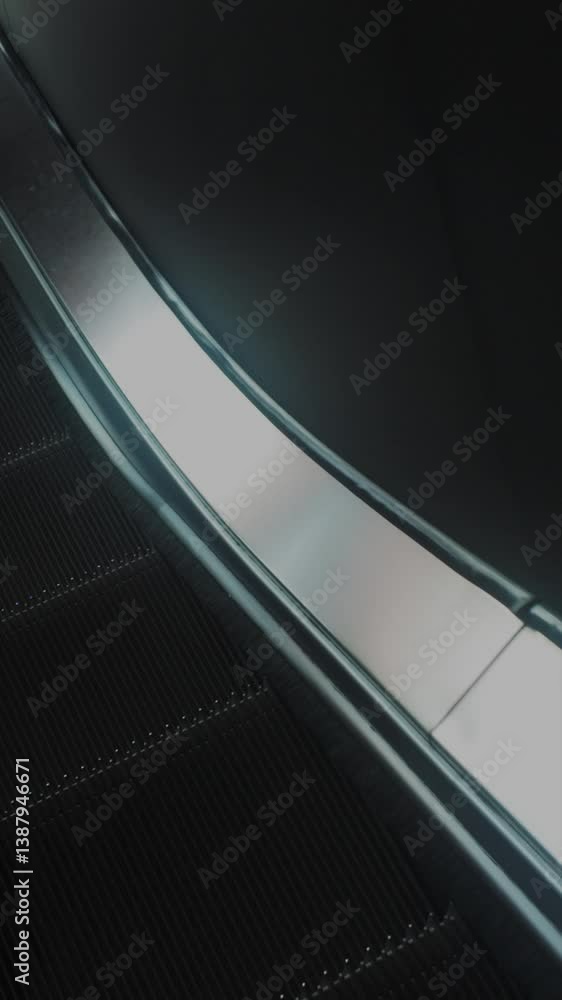Escalator going down