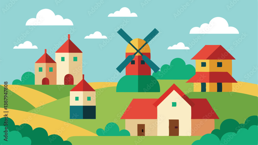 vector illustration of castle vector illustration of castle