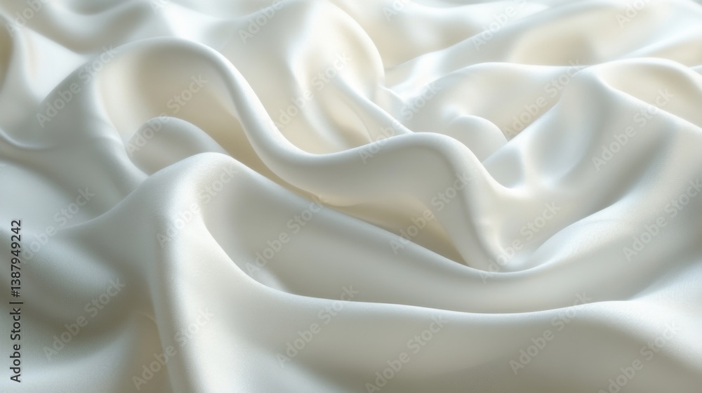 Obraz premium Abstract fluid white