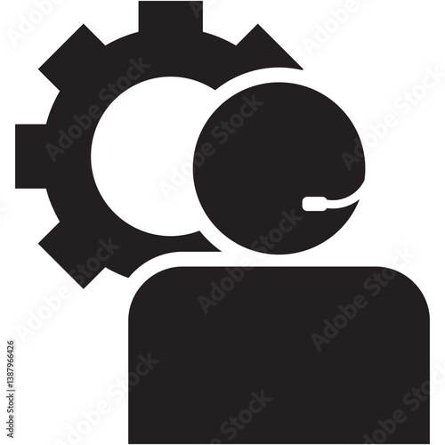 Maintanence, support, technical icon