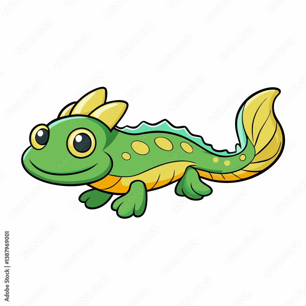 Fototapeta premium cartoon, animal, vector, dinosaur, illustration, lizard, dragon, reptile, crocodile, frog, green, art, fun, cute, dino, wildlife, alligator, nature, drawing, gecko, baby, monster, funny, wild, charact