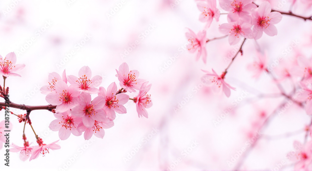 Naklejka premium pink cherry blossoms