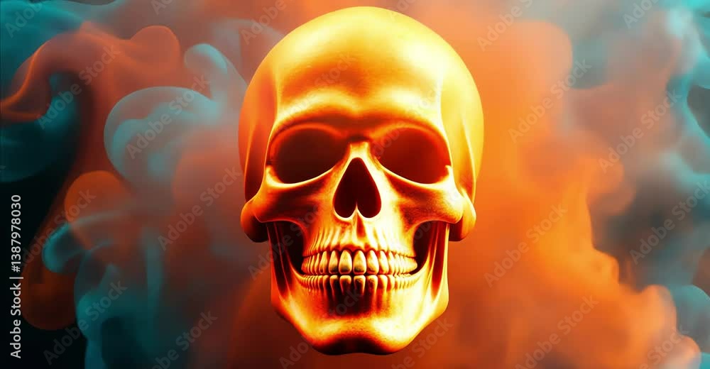 Strong skull red face video smoky background video surrounded by smoke video eerie skull video horror face video red skull video mp4 Strong skull red face video smoky background video surrounded by smoke video eerie skull video horror face video red skull video mp4