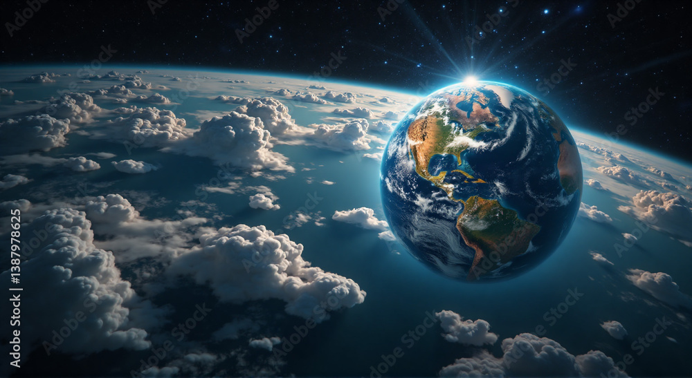 earth in space