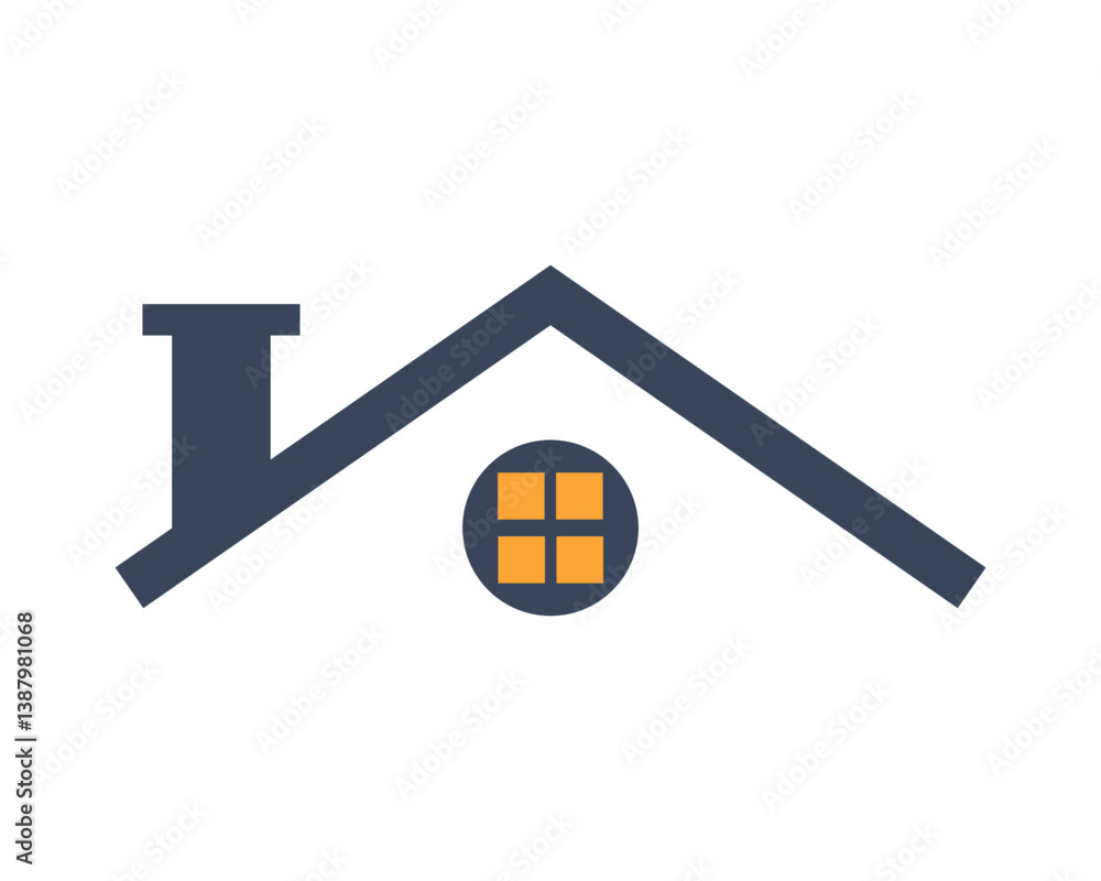 Real estate business logo, house logo. iconPremium Quality Design ElementConstruction Architecture Building Logo Design Template.Real logo brand identity vector.