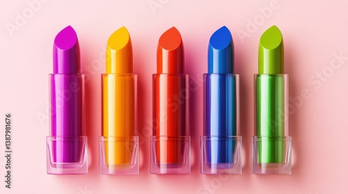 Obraz na płótnie Labiales de colores brillantes w salonie