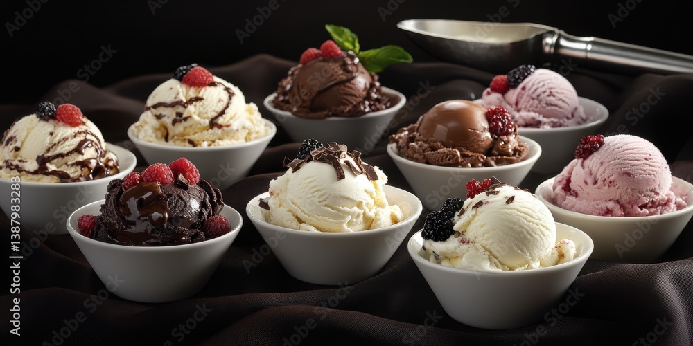 Helados varios sabores