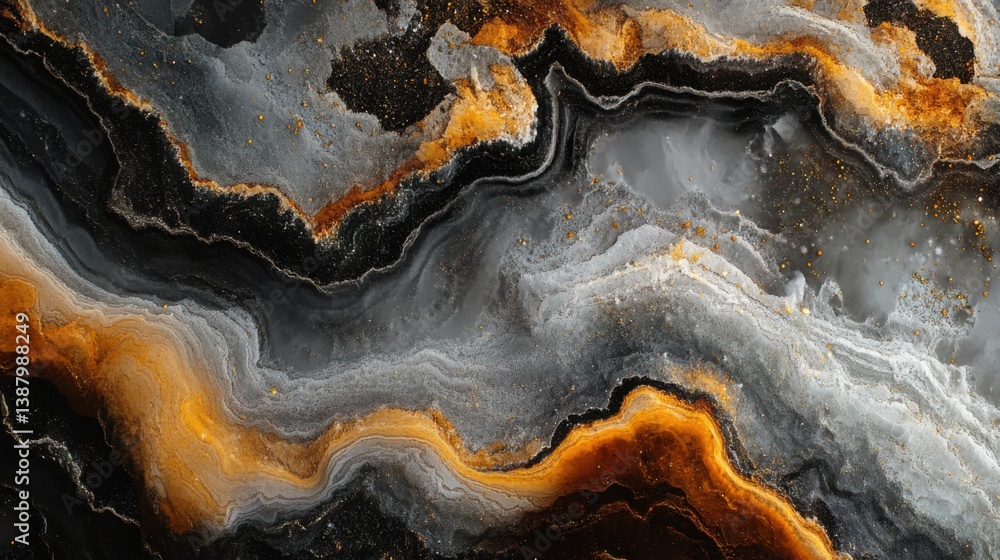 Obraz premium Abstract geometric flow