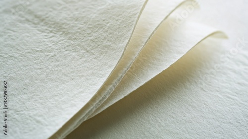 Papel arrugado en capas