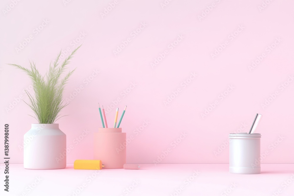 Pastel Pink Workspace Pastel Pink Workspace