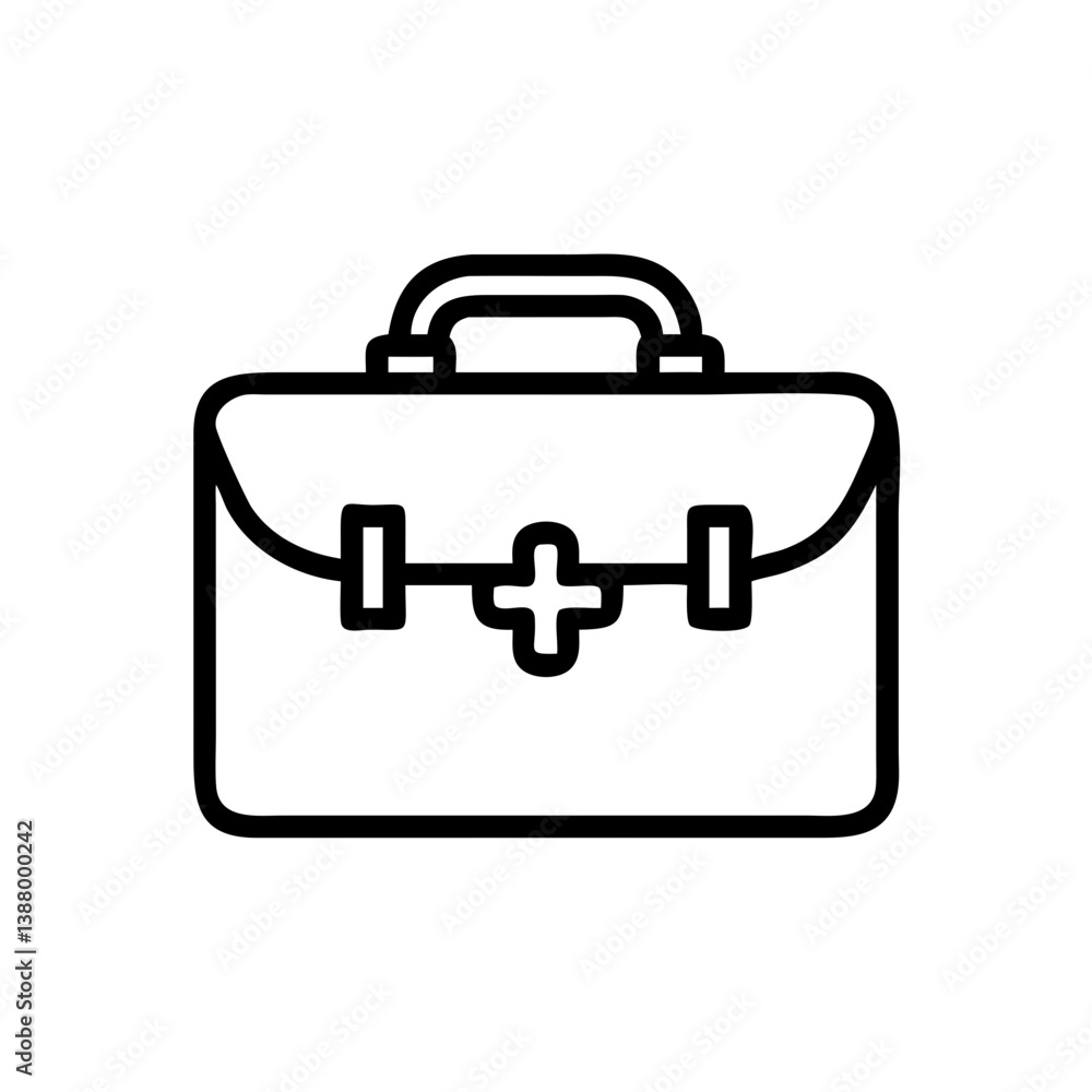 Icon of a doctorchest / first aid kit Icon of a doctorchest / first aid kit
