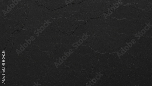 Black Anthracite Stone Concrete Texture Background Panorama Banner