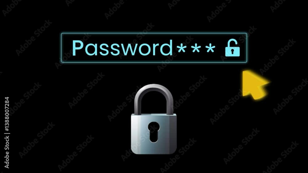 Computer login metaphor. Computer login metaphor.