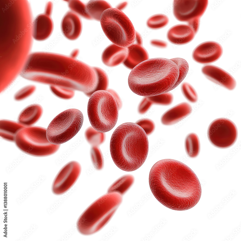 Red Blood Cells on transparent background Red Blood Cells on transparent background