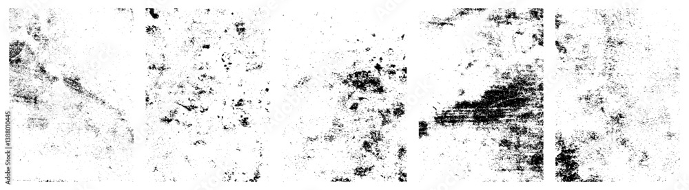 Set of Vector collection urban grunge overlay. Paint texture with spray effect and drop ink splashes.Simply Place illustration over any Object to Create grungy Effect. Set of Vector collection urban grunge overlay. Paint texture with spray effect and drop ink splashes.Simply Place illustration over any Object to Create grungy Effect.