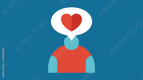 Listening with Open Hearts Create an image of a person with an open heart instead of a mouth signifying that true communication is listening with empathy rather than just speaking.