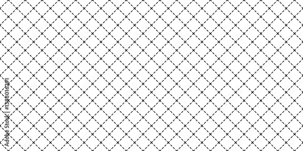 Grid background with dashed lines. Seamless geometric pattern. Grid background with dashed lines. Seamless geometric pattern.