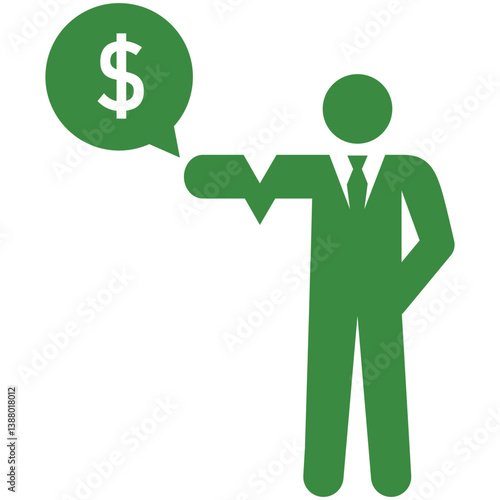 Investor, payroll, salary icon