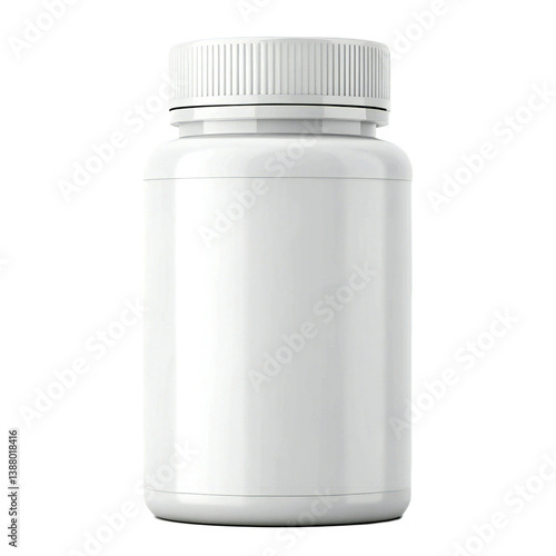 white plastic pill bottle pharmaceutical containe