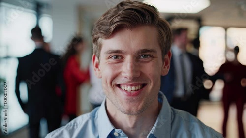 The Smiling Young Professional