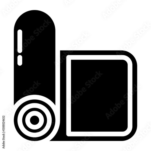 Rolling Mat line icon